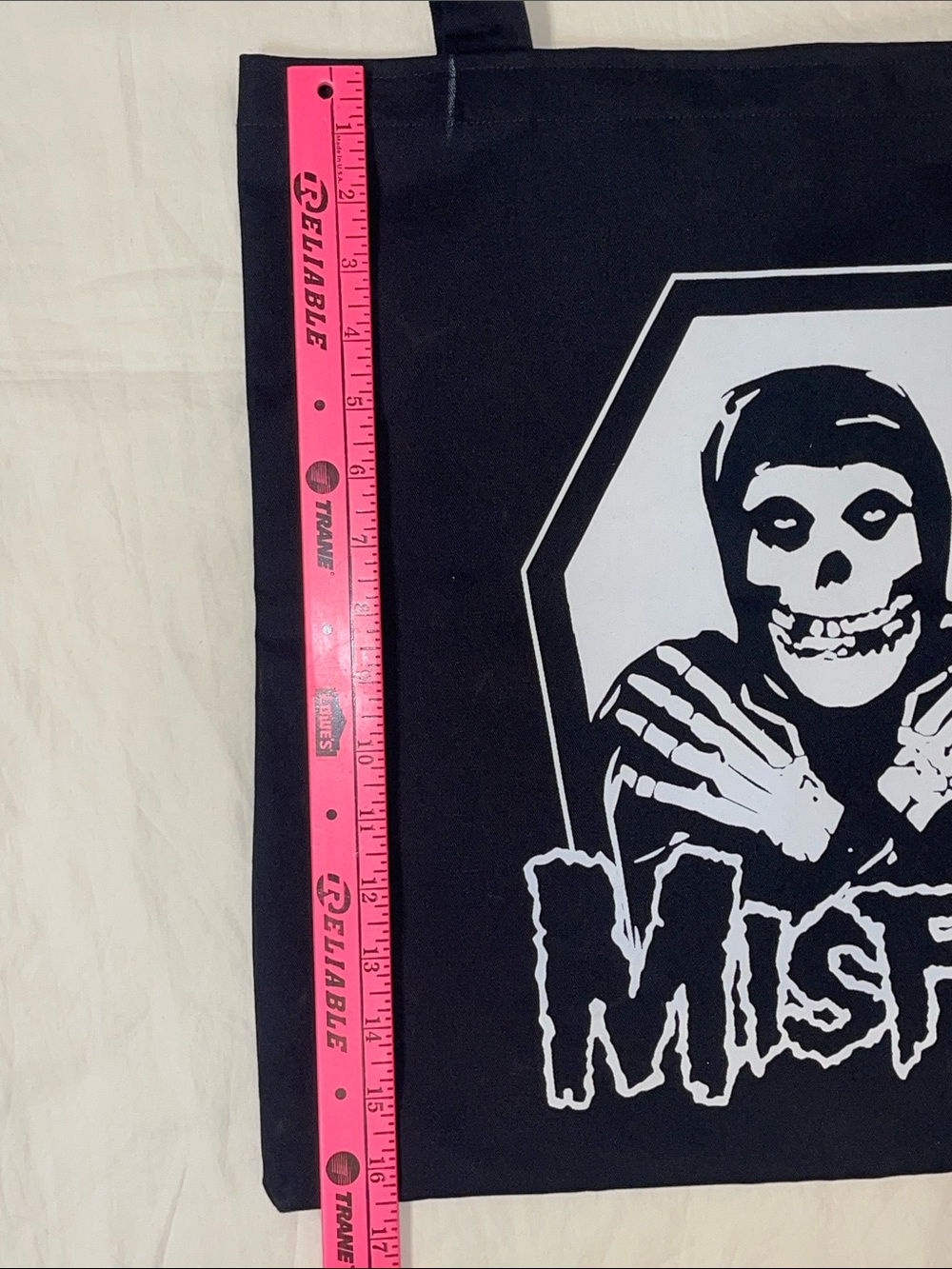 The Misfits Tote Bag in Black - Picture 3 of 5